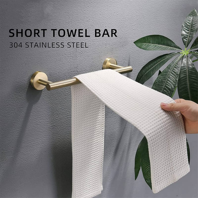 4 Piece Bathroom Hardware Set Wall Mount Modern Bathroom Towel Holder Bar Set 304 Stainless Steel Bath Fixtures Accessories Set