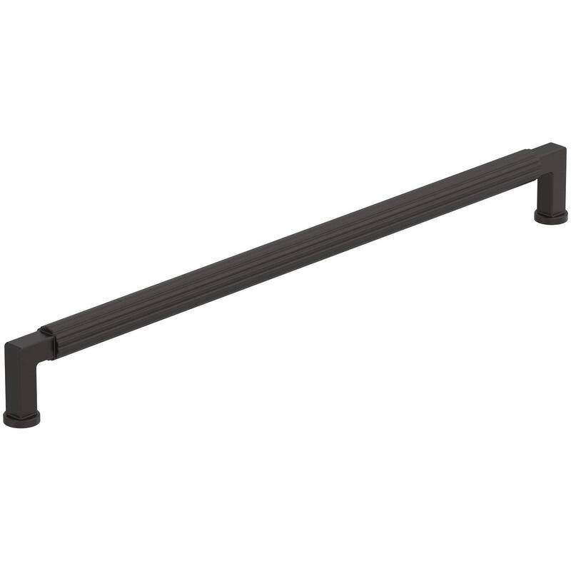 Amerock BP37649 Ballard 12-5/8" Center to Center Fluted Handle Cabinet - Oil Rubbed Bronze