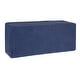 preview thumbnail 3 of 3, Air Conditioner Cover 35-37 Inch Knitted Elastic Cloth Dustproof Dark Blue - 35-37 Inch