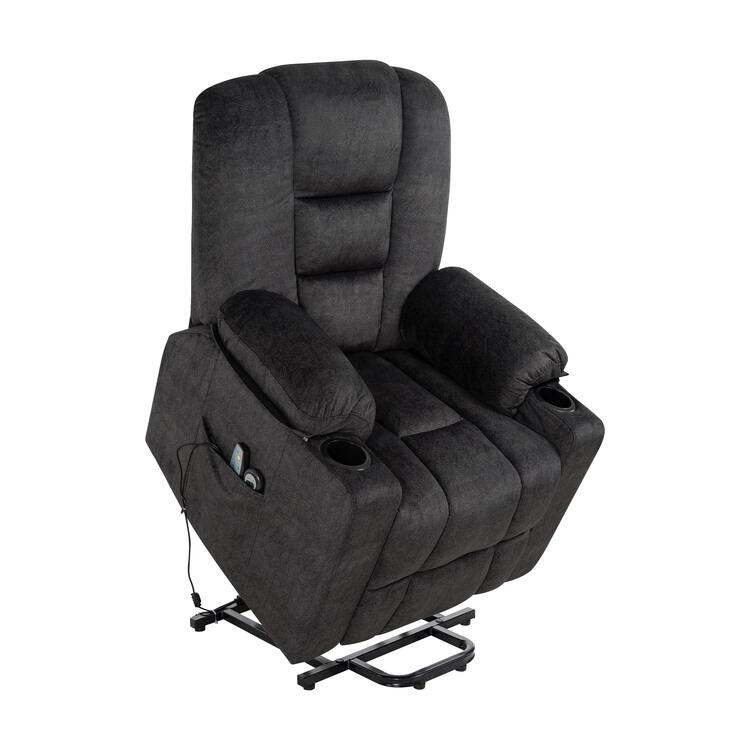 Plush Power Lift Recliner Chair with Massage and Heat