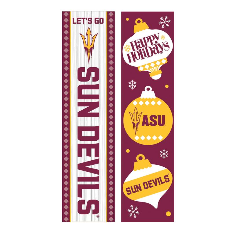 47" Double Sided Seasonal Porch Leaner, Arizona State University - 47" x 11.25"