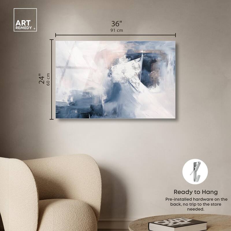 Blue Rapture II Acrylic by Art Remedy, Ready to Hang