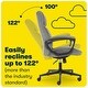 preview thumbnail 11 of 86, Serta Hannah Office Chair with Headrest Pillow, Adjustable Ergonomic Desk Chair with Lumbar Support