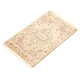 preview thumbnail 4 of 7, ECARPETGALLERY Hand-knotted Finest Agra Jaipur Khaki Wool Rug - 2'0 x 3'0