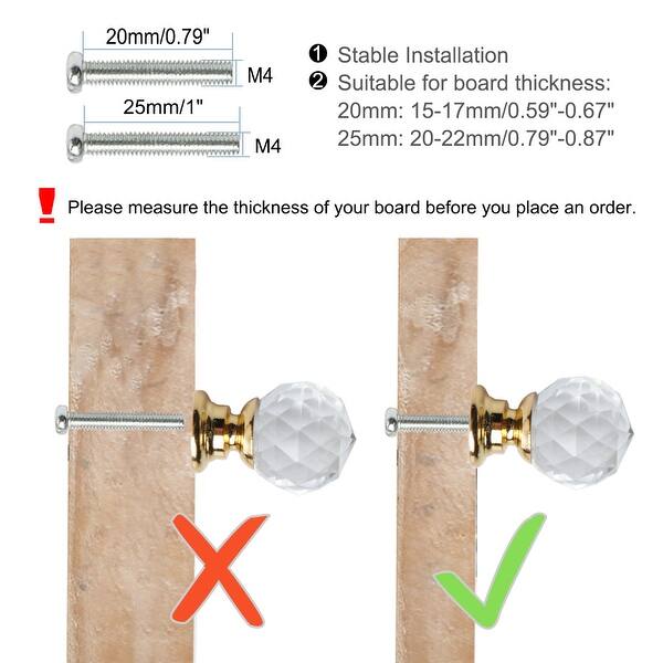 Shop Crystal Knobs Drawer Pull Handle Cupboard Door Dresser Gold