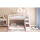 preview thumbnail 6 of 15, Convertible Twin/Full Bunk Bed with Staircase and Moveable Shelves