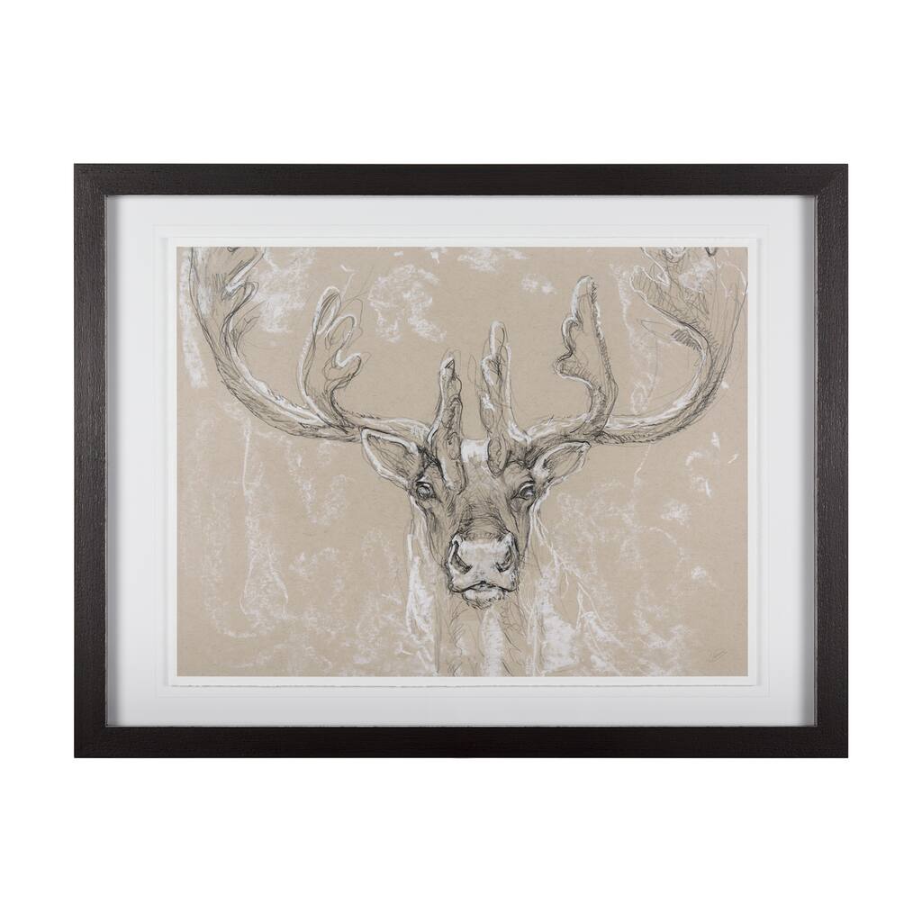 Sketch of Animal II (Caribou) Framed Art Print