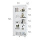 preview thumbnail 122 of 165, Glass Display Cabinet with Doors & Locks, Acrylic Shelves, Floor Standing Storage Showcase for Home or Office