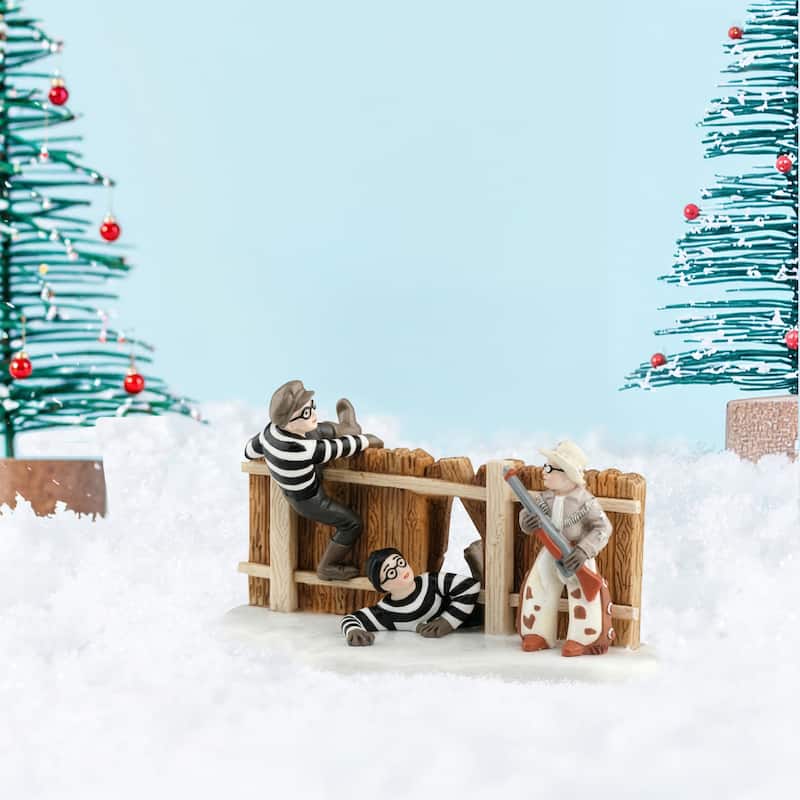 Department 56 A Christmas Story Ralphie and Ol Blue Save the Day Figurine 809483