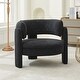 preview thumbnail 21 of 43, Modern Relvet Accent Chair with Spacious Round Seat for Living Room