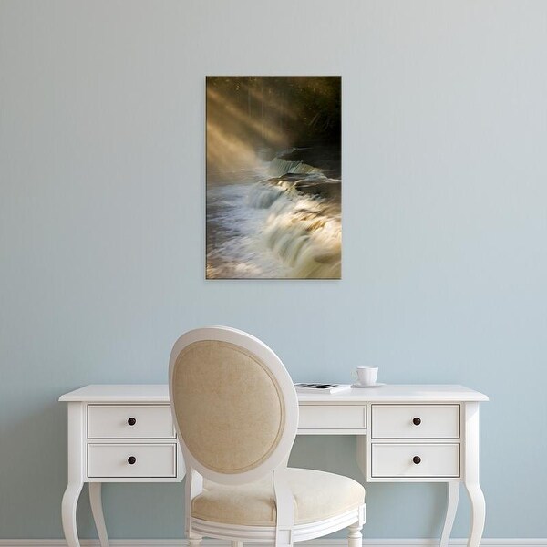 Easy Art Prints Jaynes Gallery's 'Sunbeams On Tahquamenon Falls' Premium Canvas Art