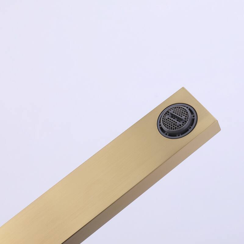 Brass Single Hole Single Handle Bathroom Sink Faucet - 12.40*9.64*2.95