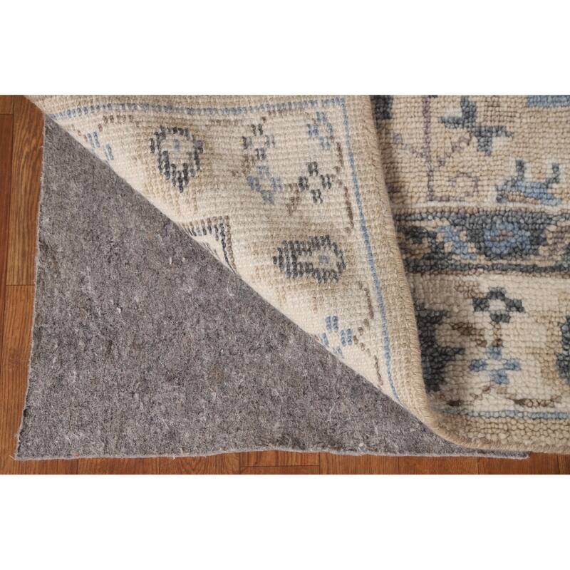 Geometric Moroccan Indian Area Rug Handmade Wool Carpet - 5'3"x 7'11"