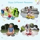 preview thumbnail 8 of 7, 4 Pieces Kids Sitting Scooter Set with Handles and Non-marring Casters - 17" x 12" x 4"