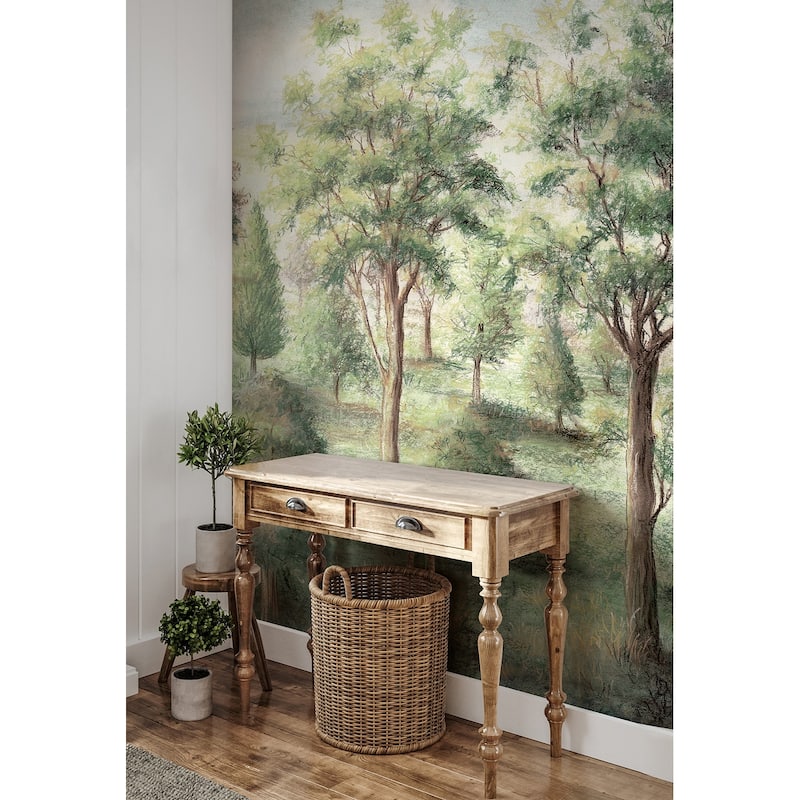 Orchard Green Wall Mural