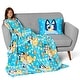 preview thumbnail 2 of 4, Bluey Silk Touch Throw Blanket with Plush Pocket Pillow