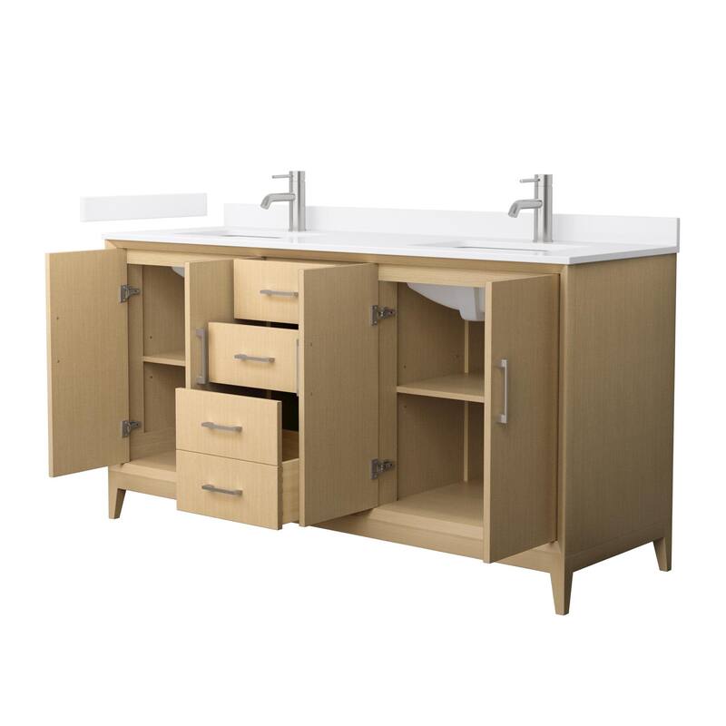 Wyndham Collection WCH7575-66D-QTZ-UNSMXX Janna 66" Free Standing