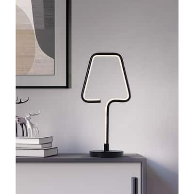 THE LAMP 21.5"H Dimmable LED Tube Table Lamp