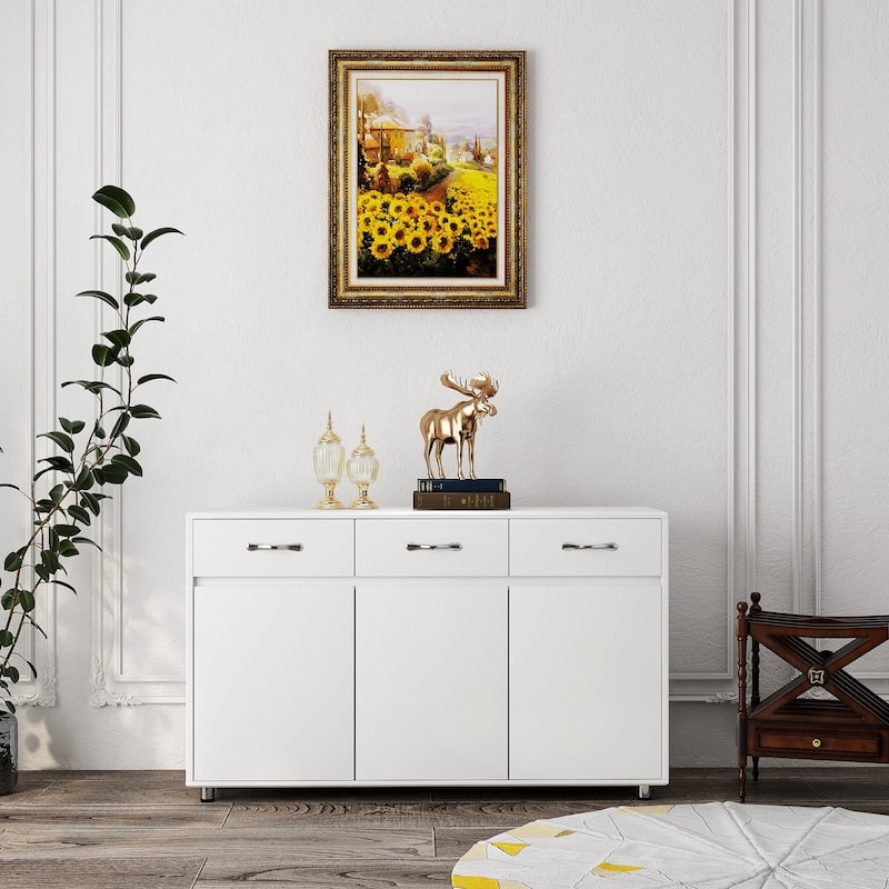 Modern Sidrboard, Side Table with Drawer and Doors