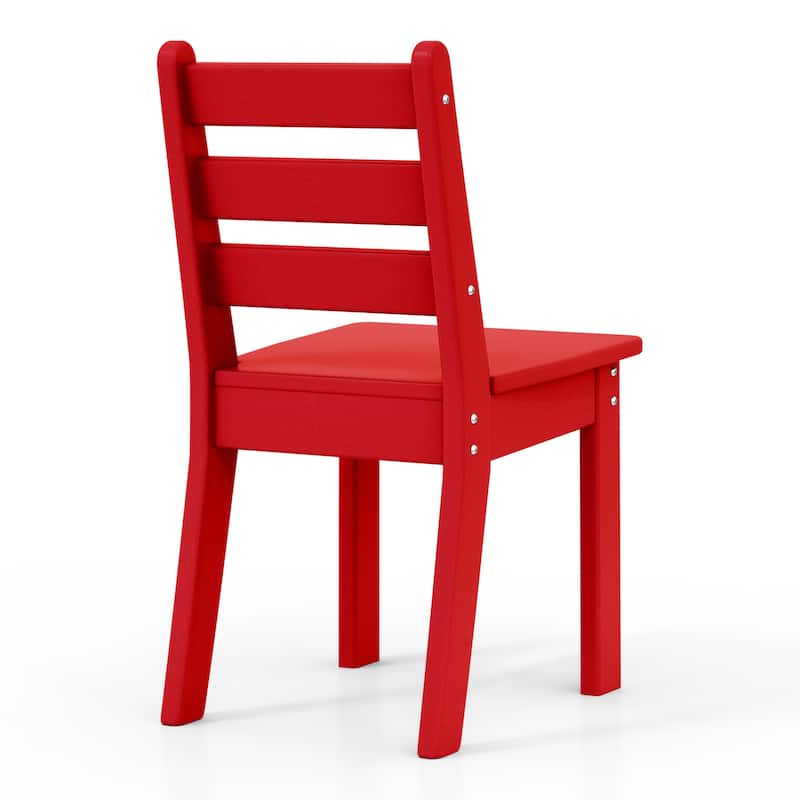 Polytrends Garden Party Kids Outdoor Dining Chair (Set of 2)