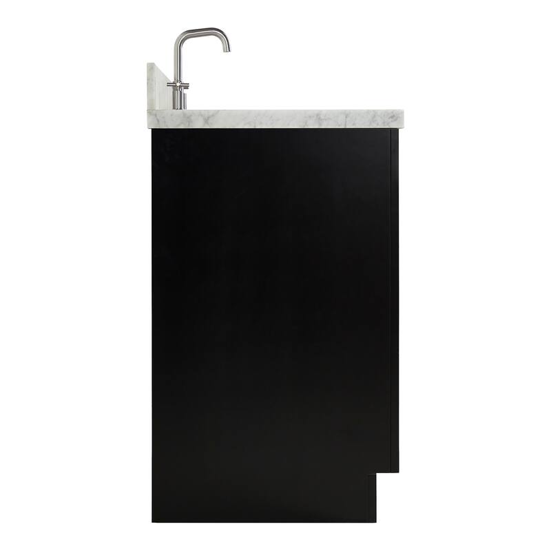 Ariel P37RCWOVO Milan 37" Free Standing Single Basin Vanity Set with