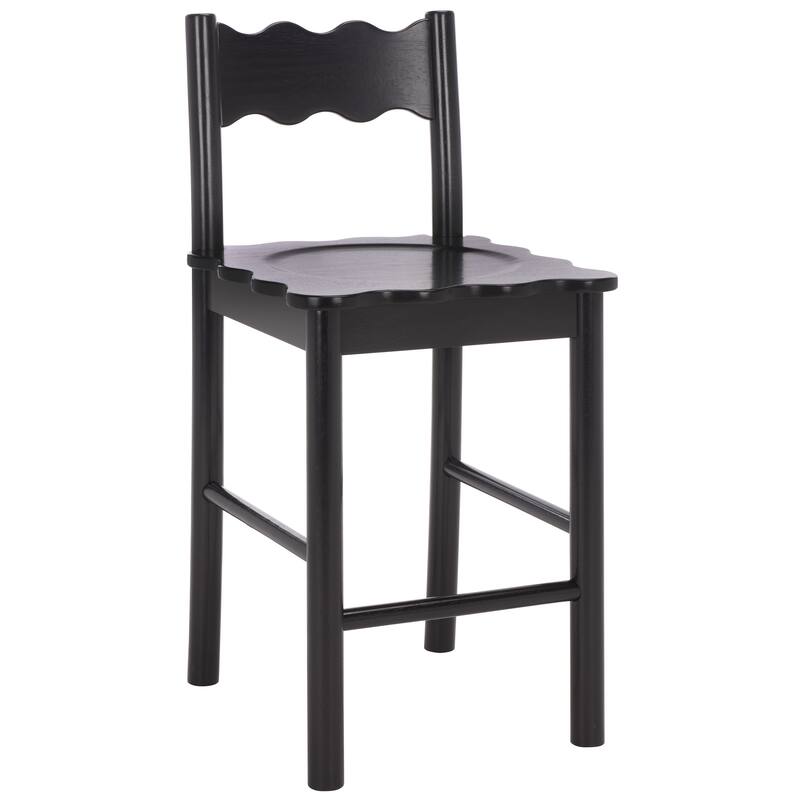 SAFAVIEH Home Nolly Scallop Counter Chair - 20"W x 19"D x 26"H