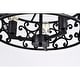 preview thumbnail 6 of 16, Theofy 18 Inch Glam-Modern Drum Shade Semi Flush Mount 3-Light
