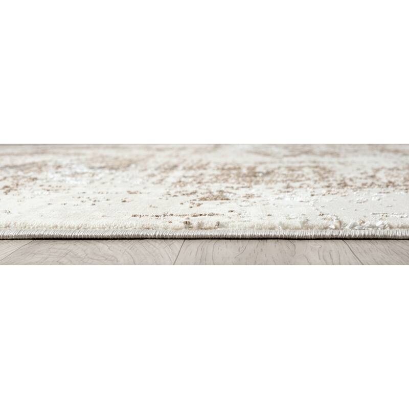 Empire Collection Brown/Beige Abstract Area Rug