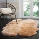 preview thumbnail 29 of 96, SAFAVIEH Handmade Natural Sheepskin Leanca 3.4-inch Thick Rug 3'7" x 5'11" - Natural Beige