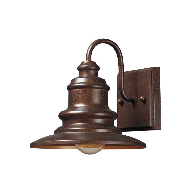 Marina 8'' High 1-Light Outdoor Sconce - Hazelnut Bronze - 8 inch Tall - Hazelnut Bronze