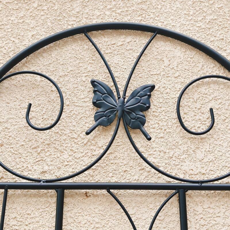2 Pack Metal Garden Trellis 86.7in x 19.7in Rustproof Trellis