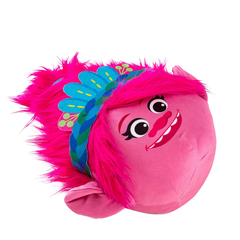Trolls 3 Poppy Travel Cloud Pillow - Pink