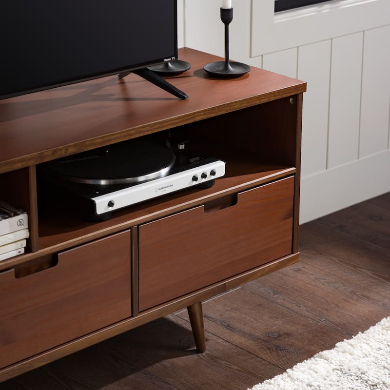 Middlebrook Alby 58-inch Mid-Century Solid Wood TV Stand