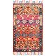 preview thumbnail 6 of 12, SAFAVIEH Handmade Aspen Bohemian Eclectic Orange/Fuchsia Wool Rug