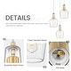 preview thumbnail 12 of 18, Modern 3-Light Kitchen Island Chandelier