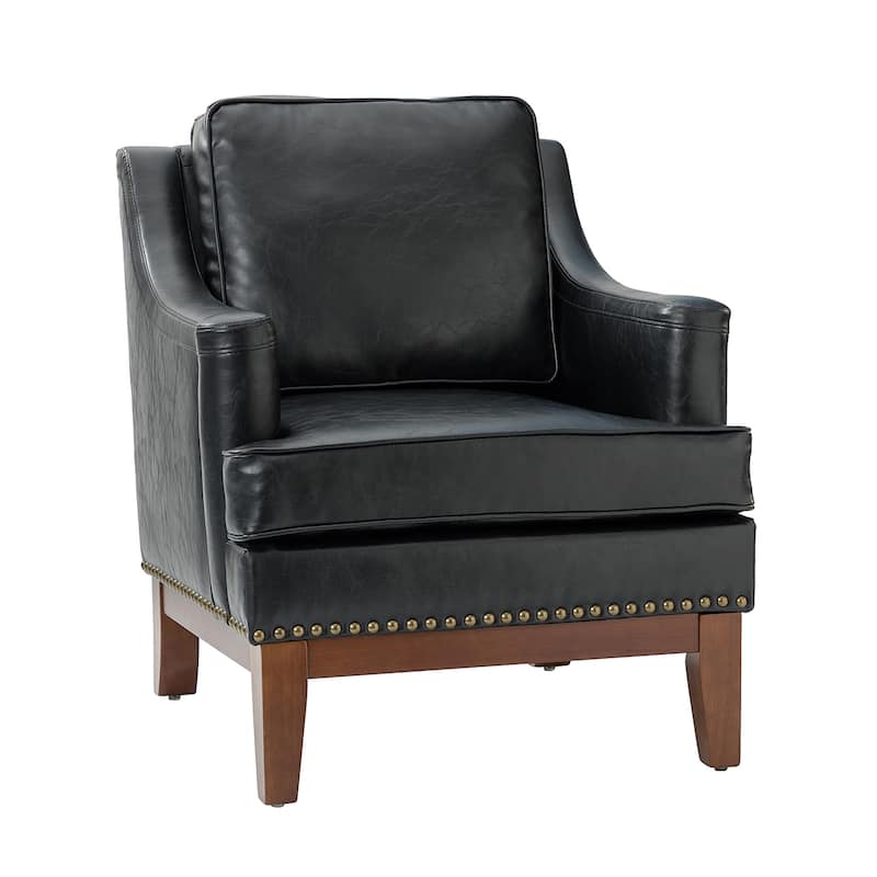 Etienne Comfy Living Room Armchair with Apron Design by HULALA HOME