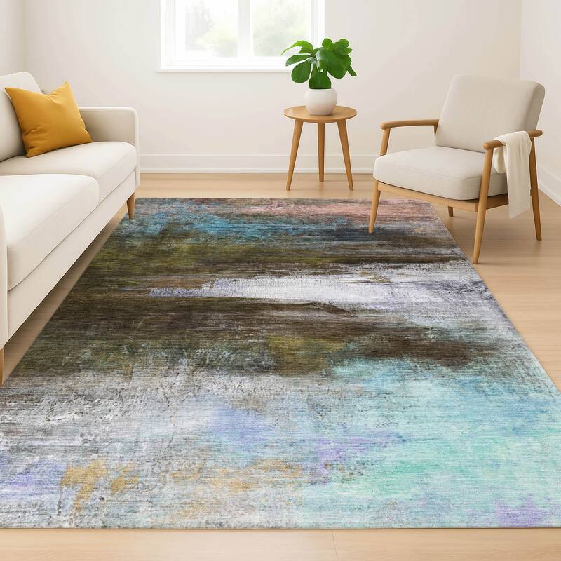 Premium Washable Super Soft Modern Abstract Mayfield Rug