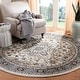 preview thumbnail 4 of 58, SAFAVIEH Lyndhurst Ledja Traditional Oriental Rug 7' Round - Cream/Beige - Round
