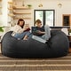 preview thumbnail 13 of 49, Jaxx 7ft Oversized Bean Bag Couch – Extra Large 3-Seat Floor Sofa with Washable Cover Play Rooms, Living Rooms & Basements