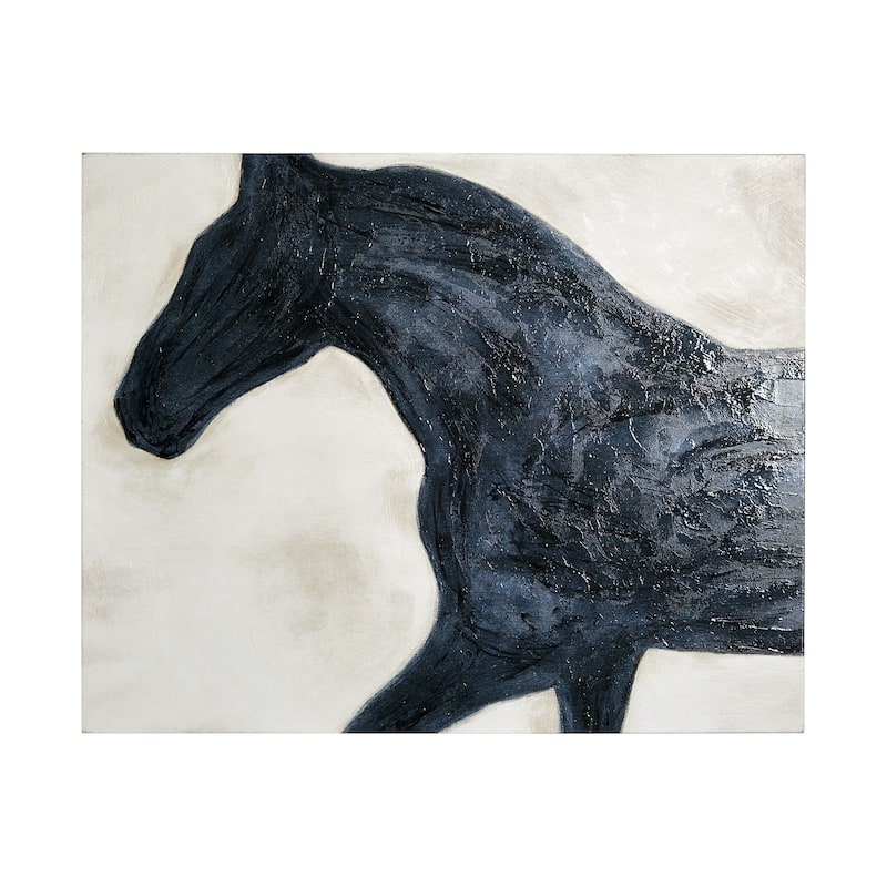 Equestrian Beauties - Halt (40 x 50) Canvas Art Print - Large