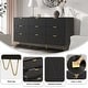 preview thumbnail 5 of 17, 9 Drawer Dresser and Night Stand Sets for Bedroom Set of 2