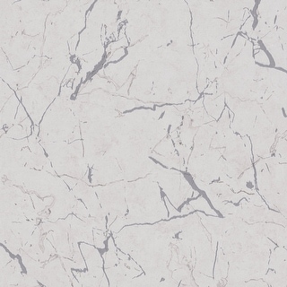 Galerie Wallcoverings Bricks and More Collection Luxurious Metallic Marble Metallic Finish Vinyl on Non-woven Wallpaper Roll