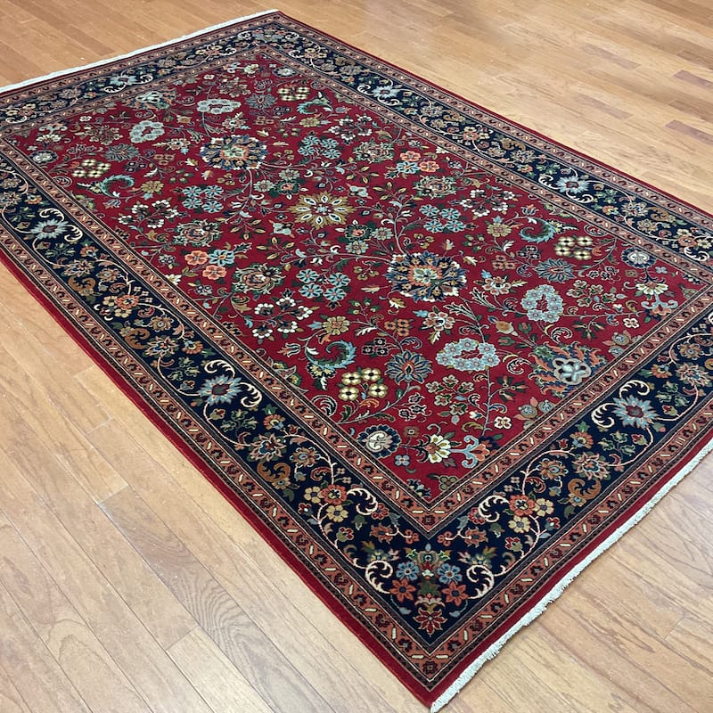 HERAT ORIENTAL Handmade 5'9 x 8'9 Sarouk Wool Rug - 5'9" x 8'9"