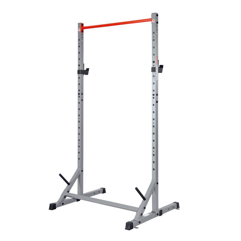 Sunny Health & Fitness Squat Stand Power Rack for Weightlifting - Multifunction Bench Press Squat Rack - SF-XF922059
