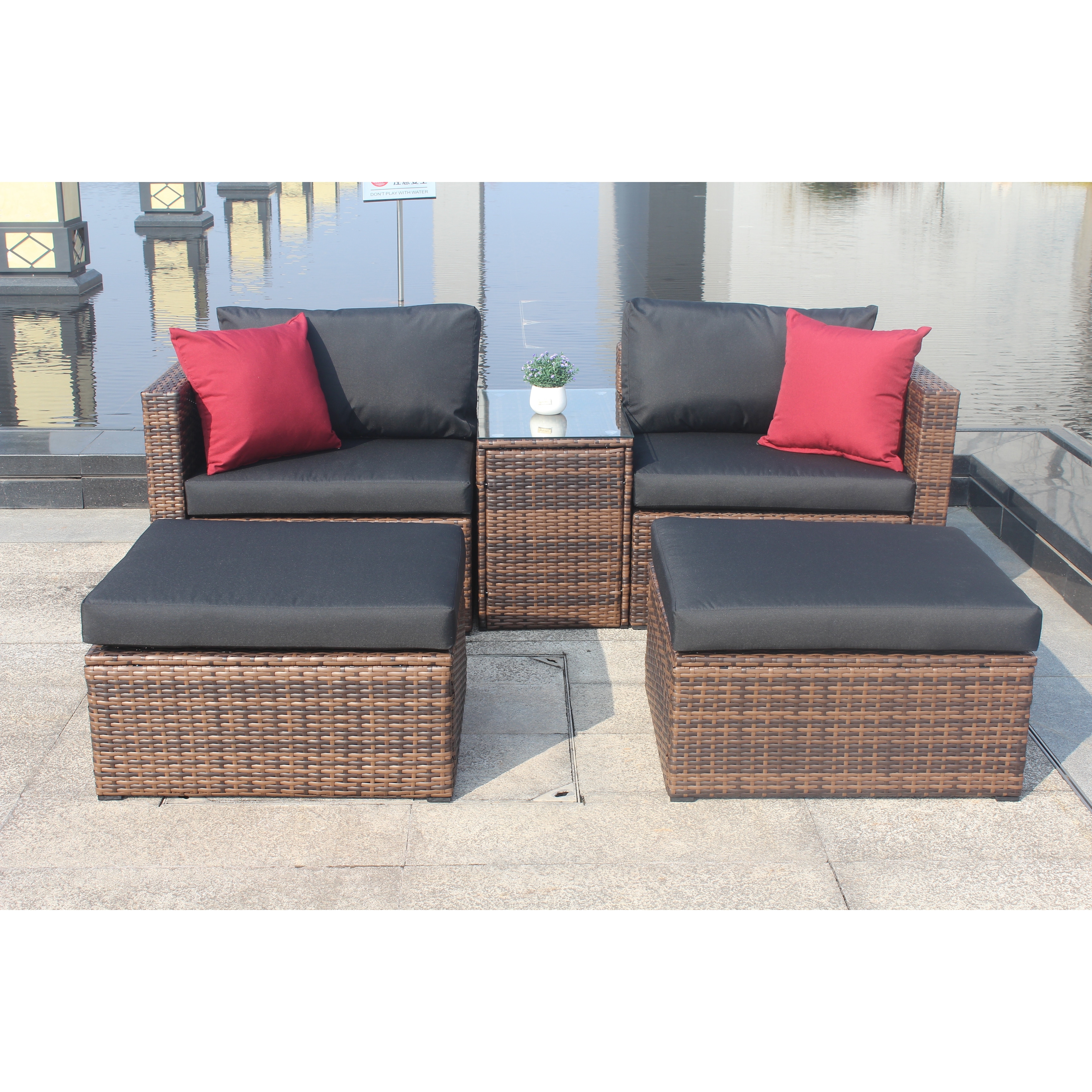 Outdoor Furniture Glucksteinhome Sedona Reviews Patio Conversation