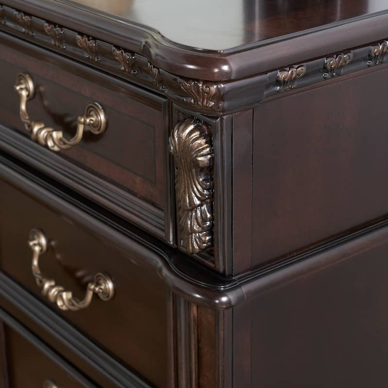 Steve Silver Manchester Traditional 3-drawer Nightstand