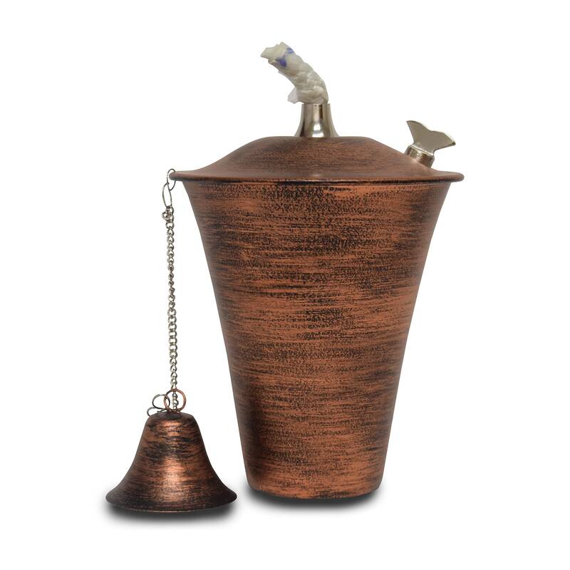 Kona Style Tabletop Tiki Torch - Brushed Bronze - 1 Pack