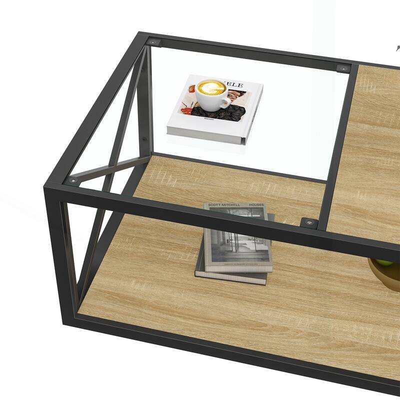 Chic Industrial-Style Coffee Table for Various Rooms