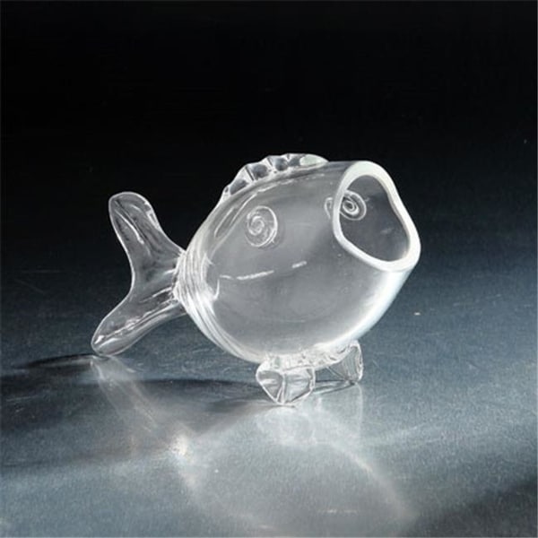 Diamond Star 73003 8.5 x 4 x 5 in. Glass Fish Clear