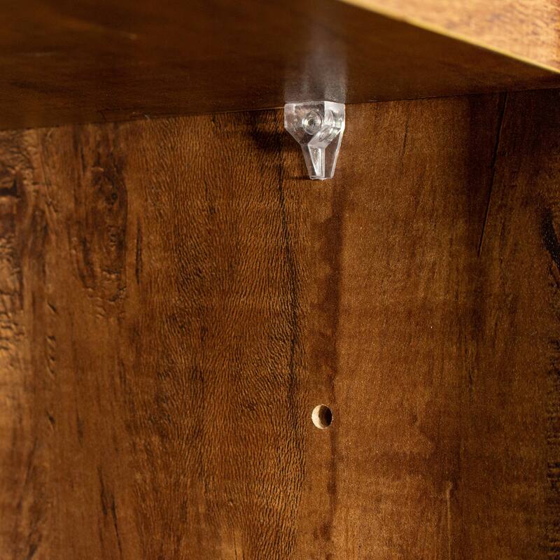 GDF Studio - Toston Modern 70.87" Tall Wardrobe & Kitchen Cabinet with Doors, Drawer, and Open Shelf